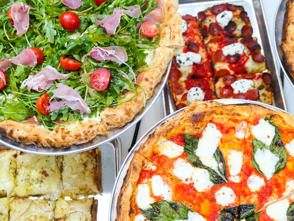 Pizza and Salads