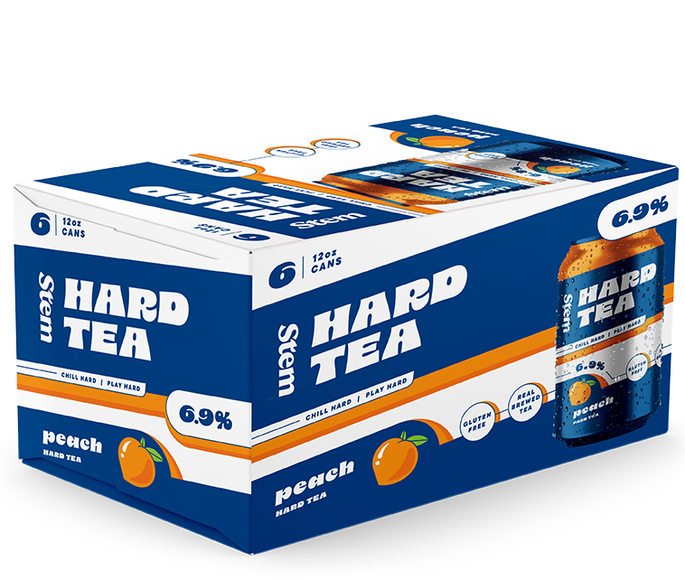 Hard Peach Tea package